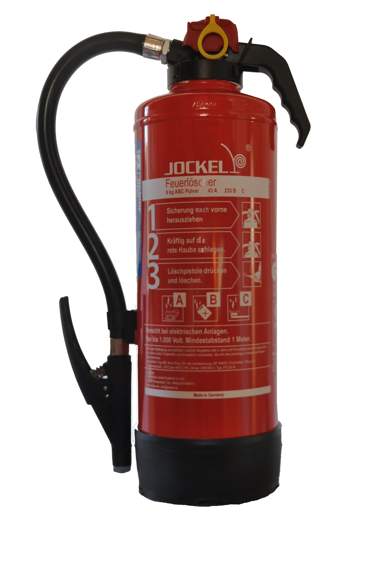 Pulverlöscher P6, 6&nbsp;kg&nbsp;ABC-Pulver